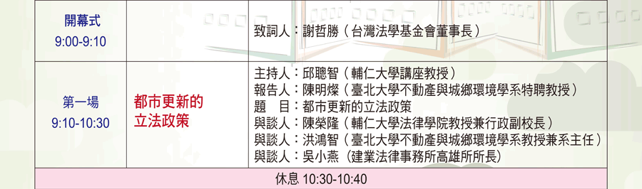 都市更新的立法政策